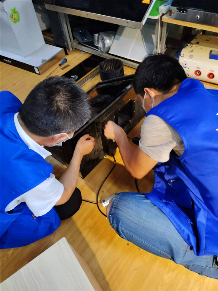 家电清洗培训就是不同家电的拆装